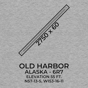 6r7 old harbor ak t shirt, Gray