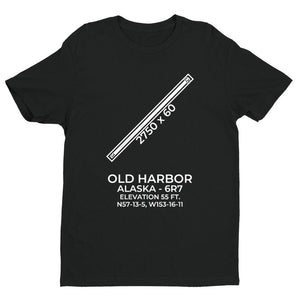 6r7 old harbor ak t shirt, Black