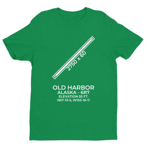 6r7 old harbor ak t shirt, Green