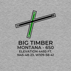 6s0 big timber mt t shirt, Gray