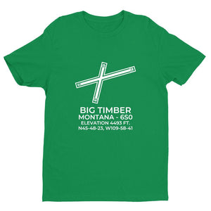 6s0 big timber mt t shirt, Green