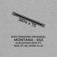 Load image into Gallery viewer, 6s3 columbus mt t shirt, Gray