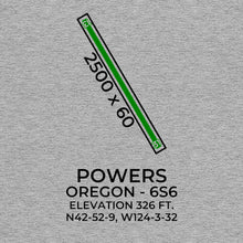 Load image into Gallery viewer, 6S6 facility map in POWERS; OREGON