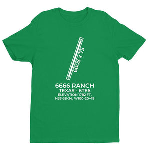 6te6 guthrie tx t shirt, Green