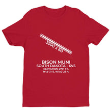 Load image into Gallery viewer, 6v5 bison sd t shirt, Red