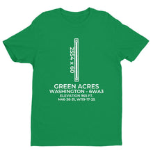 Load image into Gallery viewer, 6wa3 basin city wa t shirt, Green