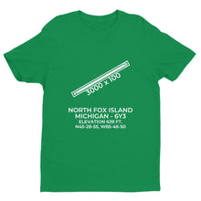 Load image into Gallery viewer, 6y3 north fox island mi t shirt, Green