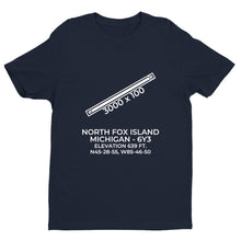Load image into Gallery viewer, 6y3 north fox island mi t shirt, Navy