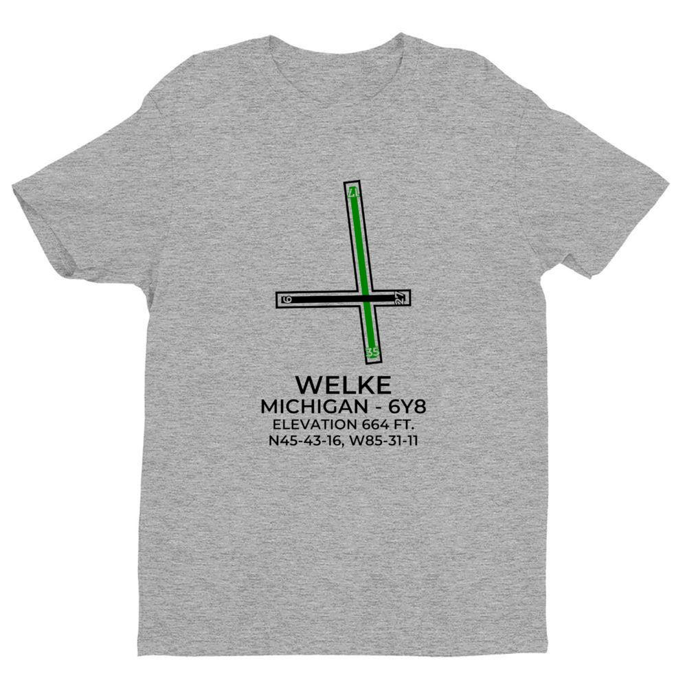 6Y8 facility map in BEAVER ISLAND; MICHIGAN