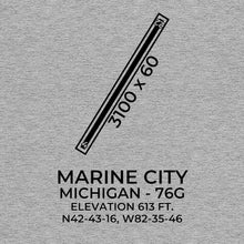 Load image into Gallery viewer, 76G facility map in MARINE CITY; MICHIGAN