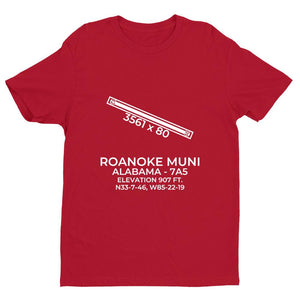 7a5 roanoke al t shirt, Red