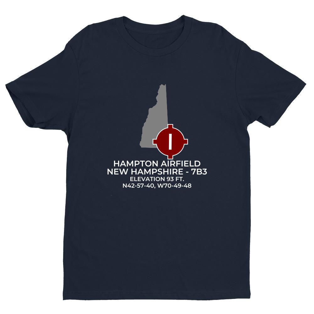 HAMPTON AIRFIELD in HAMPTON; NEW HAMPSHIRE (7B3) T-Shirt