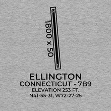Load image into Gallery viewer, 7b9 ellington ct t shirt, Gray