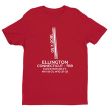 Load image into Gallery viewer, 7b9 ellington ct t shirt, Red
