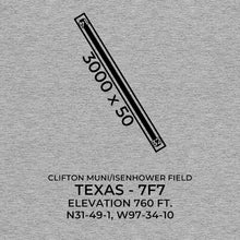 Load image into Gallery viewer, 7f7 clifton tx t shirt, Gray
