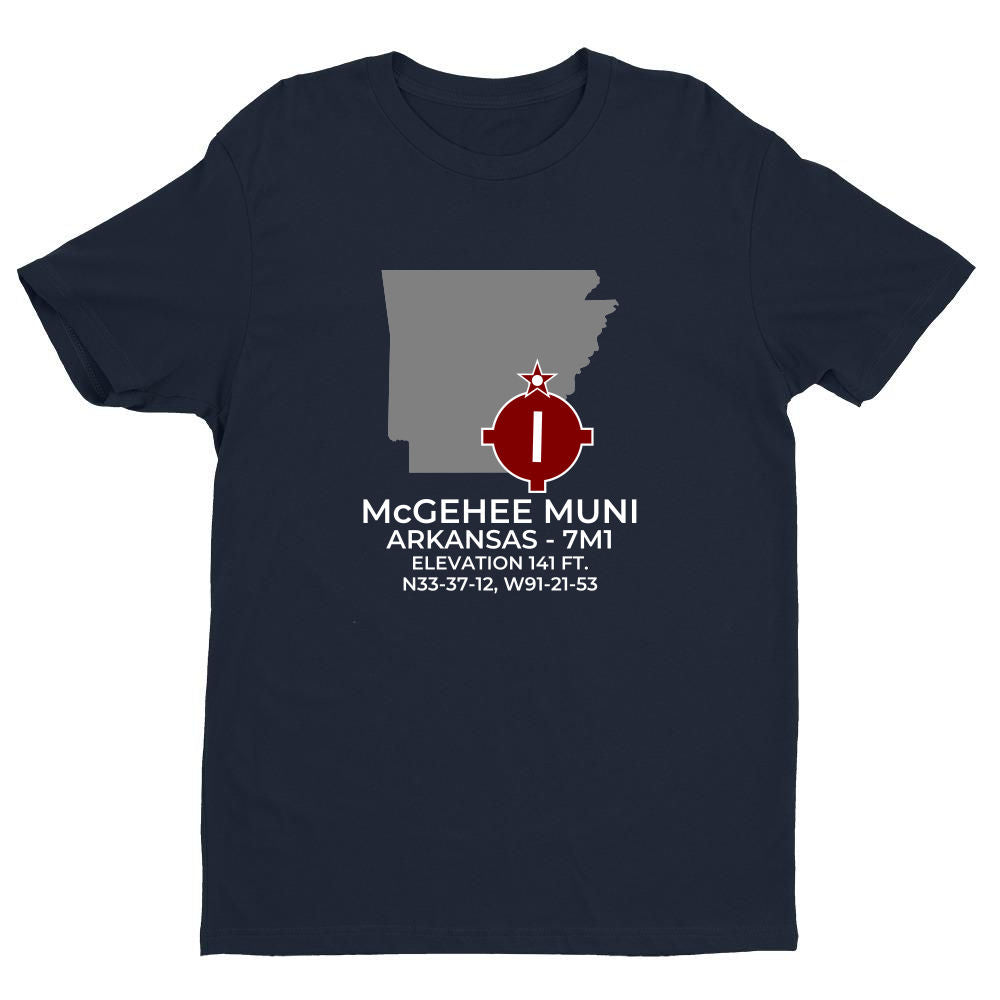 MC GEHEE MUNI in McGEHEE; ARKANSAS (7M1) T-Shirt