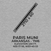Load image into Gallery viewer, 7m6 paris subiaco ar t shirt, Gray