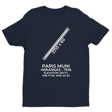 Load image into Gallery viewer, 7m6 paris subiaco ar t shirt, Navy