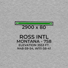 Load image into Gallery viewer, 7s8 sweetgrass mt t shirt, Gray