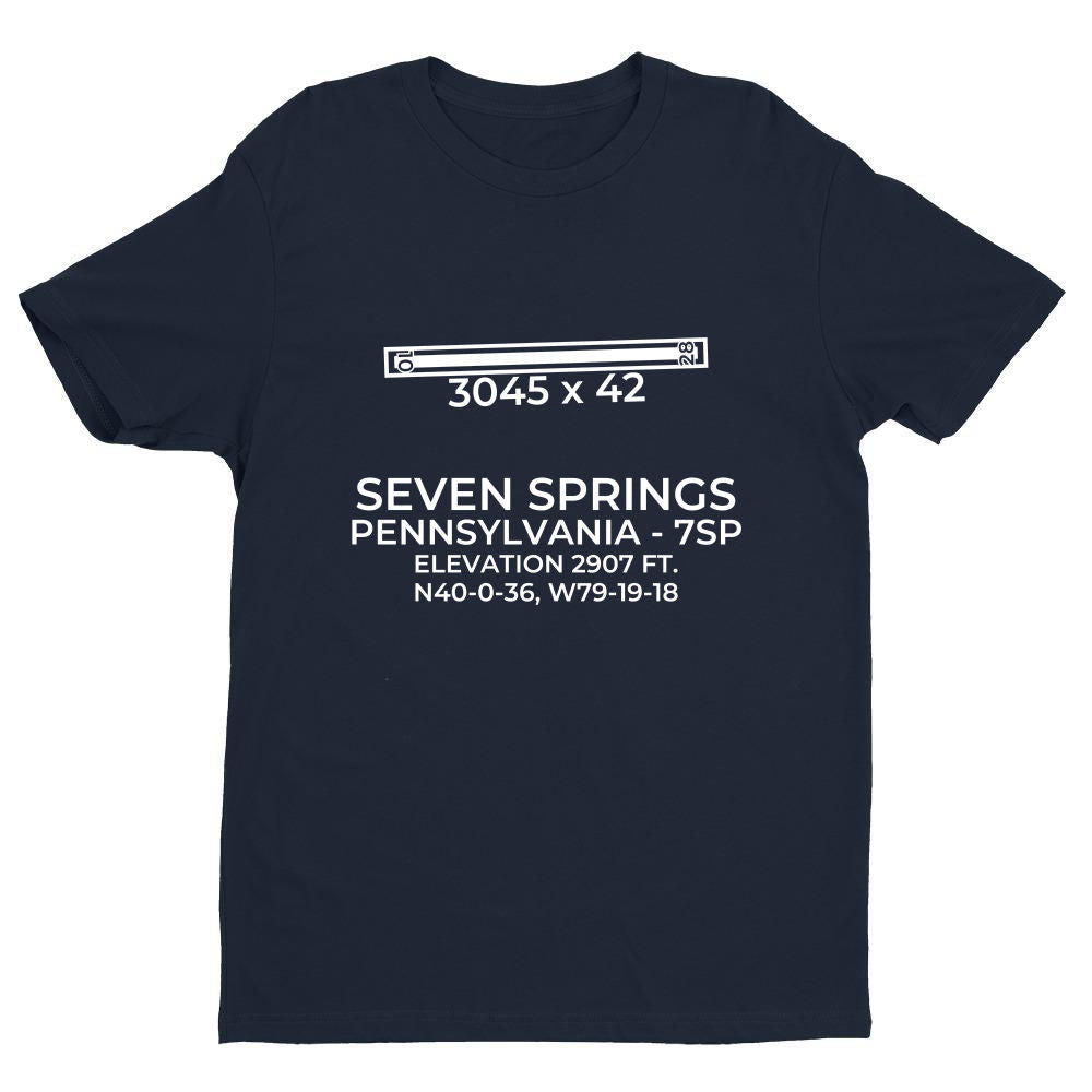 SEVEN SPRINGS (7SP) in SEVEN SPRINGS BOROUGH; PENNSYLVANIA (PA) c.2009 T-Shirt