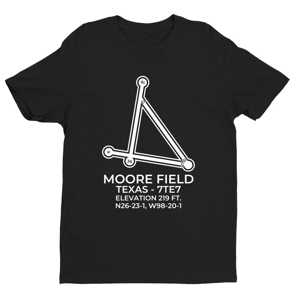 MOORE FIELD (7TE7) near MISSION; TEXAS (TX) T-Shirt