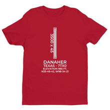 Load image into Gallery viewer, 7tx0 wichita falls tx t shirt, Red