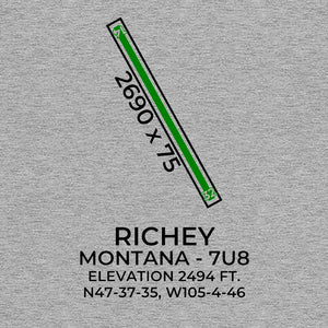 7u8 richey mt t shirt, Gray