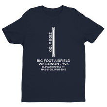 Load image into Gallery viewer, 7v3 walworth wi t shirt, Navy