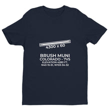 Load image into Gallery viewer, 7v5 brush co t shirt, Navy