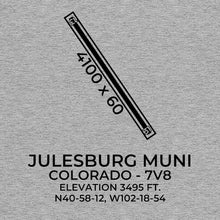 Load image into Gallery viewer, 7V8 facility map in JULESBURG; COLORADO