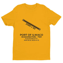 Load image into Gallery viewer, 7w1 ilwaco wa t shirt, Yellow