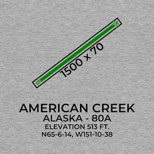80A facility map in AMERICAN CREEK; ALASKA