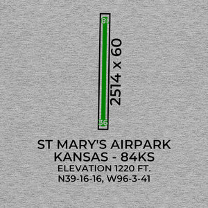 84KS facility map in ST. MARY'S; KANSAS