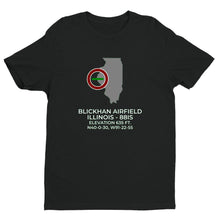 Load image into Gallery viewer, BLICKHAN AIRFIELD (88IS) near QUINCY; ILLINOIS (IL) T-Shirt