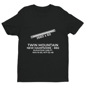 8b2 twin mountain nh t shirt, Black