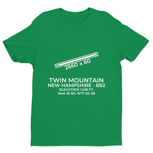 8b2 twin mountain nh t shirt, Green
