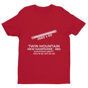 8b2 twin mountain nh t shirt, Red