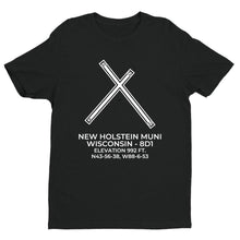 Load image into Gallery viewer, 8d1 new holstein wi t shirt, Black