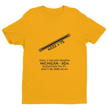 Load image into Gallery viewer, 8d4 sparta mi t shirt, Yellow