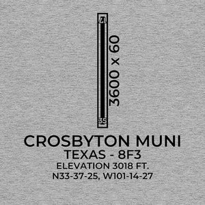 8f3 crosbyton tx t shirt, Gray
