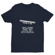 Load image into Gallery viewer, 8g1 willard oh t shirt, Navy