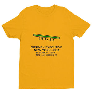 8g3 olean ny t shirt, Yellow