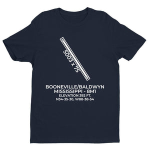 8m1 booneville baldwyn ms t shirt, Navy