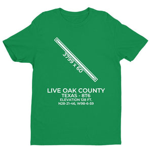 8t6 george west tx t shirt, Green