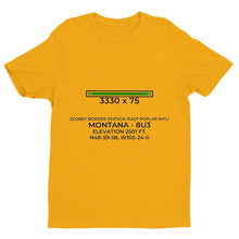 Load image into Gallery viewer, 8u3 scobey mt t shirt, Yellow