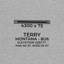 Load image into Gallery viewer, 8U6 facility map in TERRY; MONTANA
