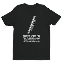 Load image into Gallery viewer, 8v6 dove creek co t shirt, Black