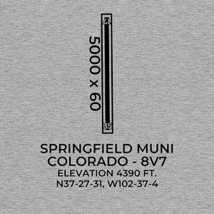 8v7 springfield co t shirt, Gray