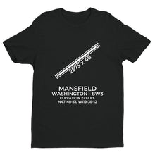 Load image into Gallery viewer, 8w3 mansfield wa t shirt, Black