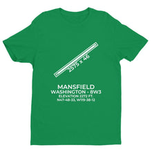 Load image into Gallery viewer, 8w3 mansfield wa t shirt, Green